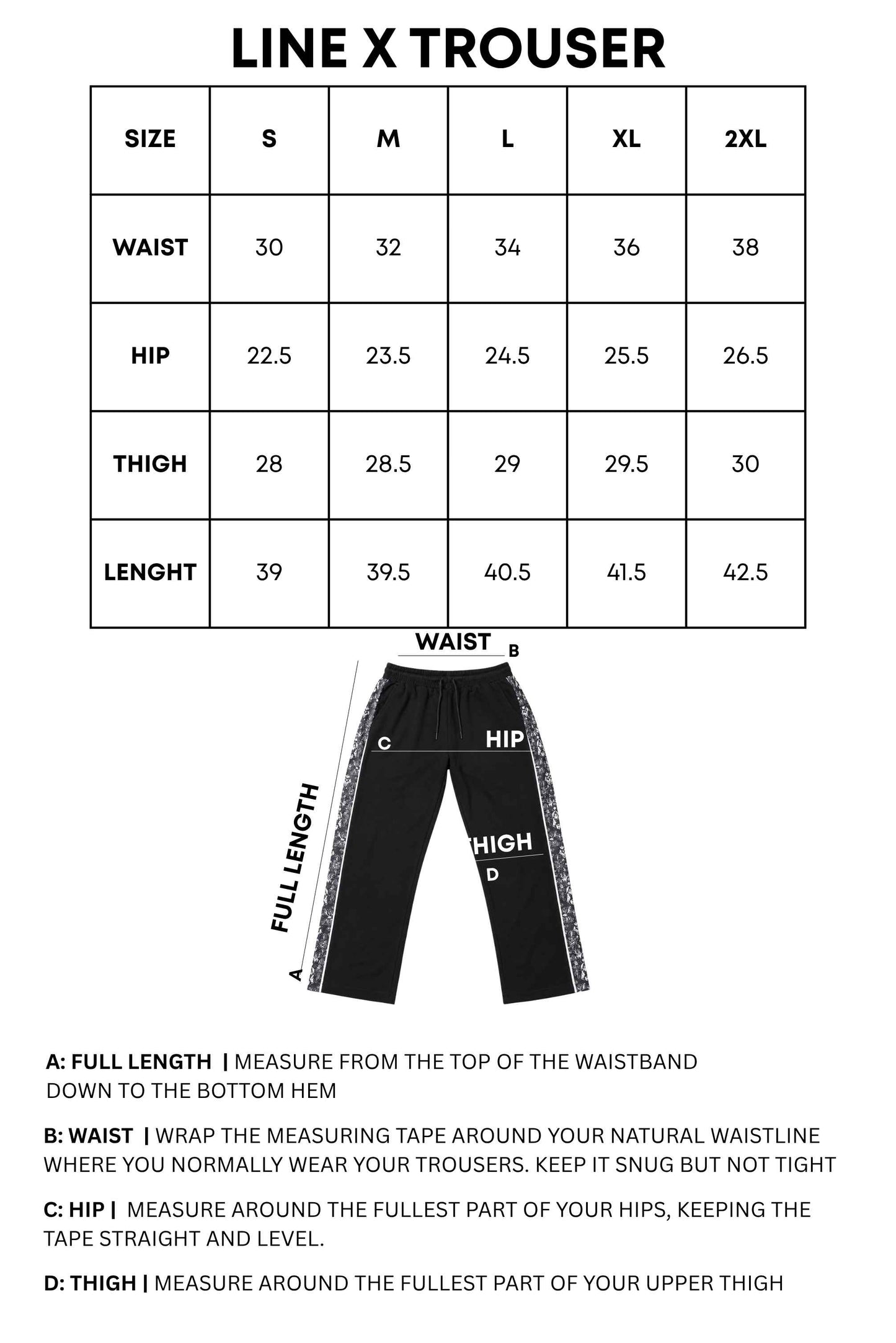 LINE X TROUSER