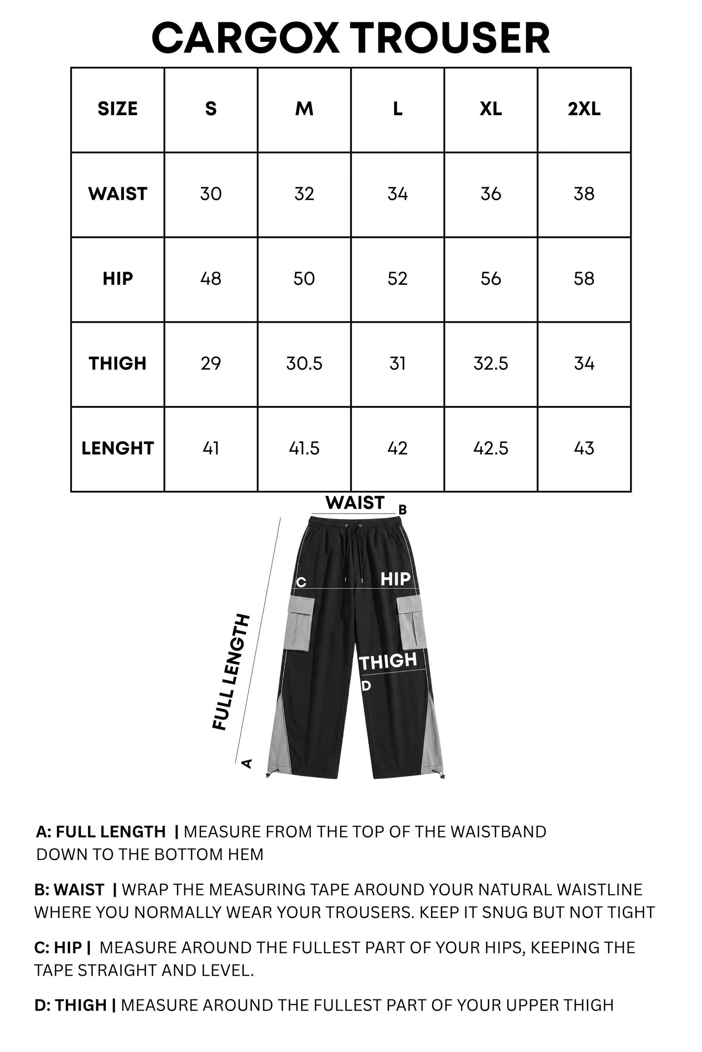 CARGOX TROUSER