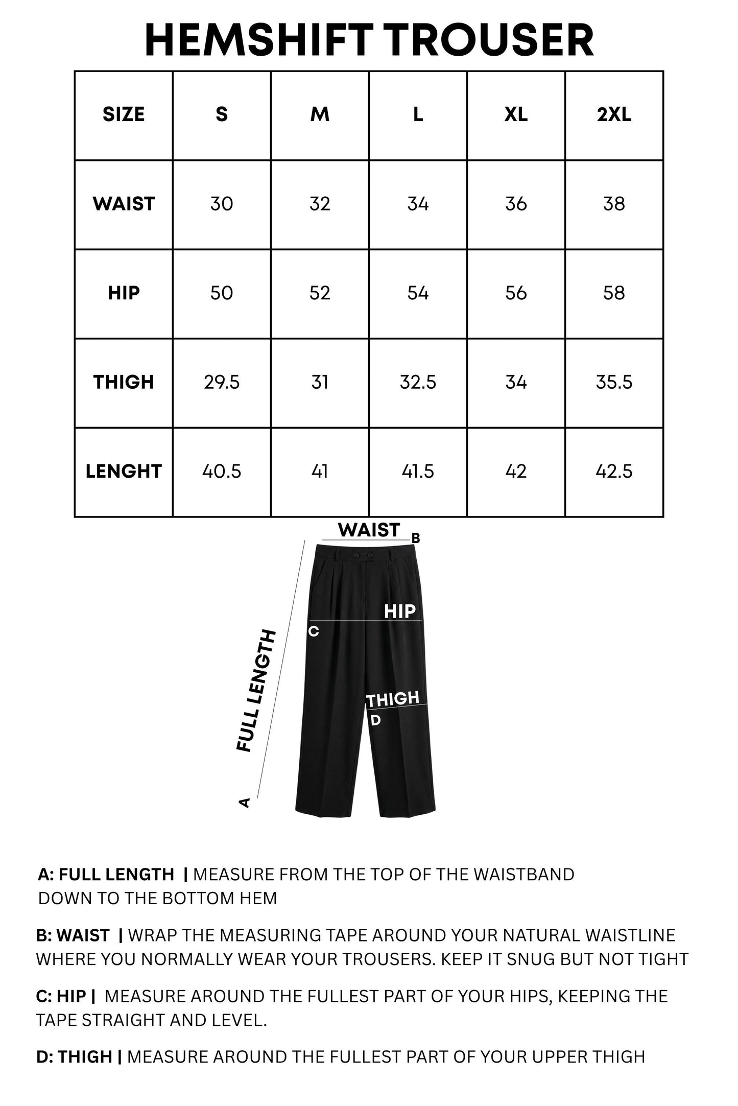 HEMSHIFT TROUSER