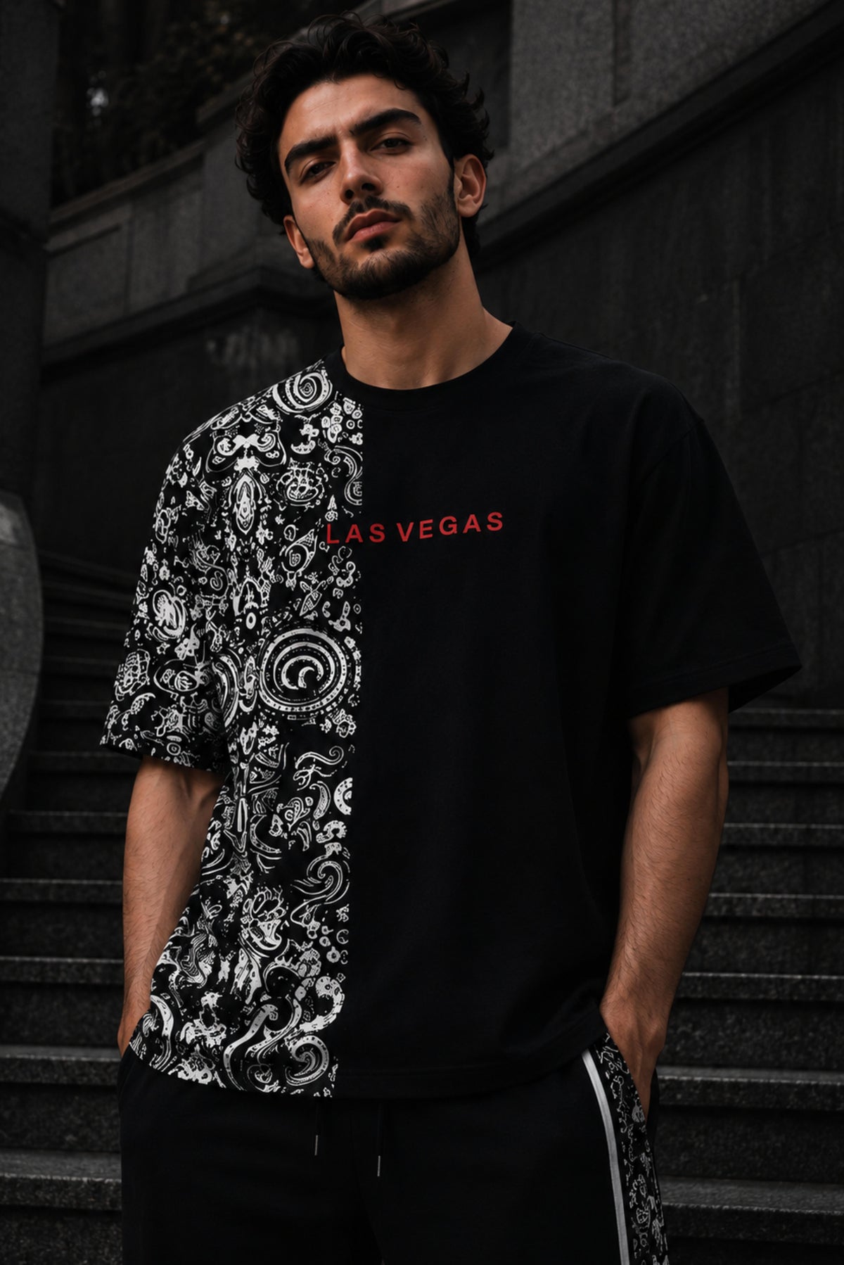 PAISLEY DROP TEE